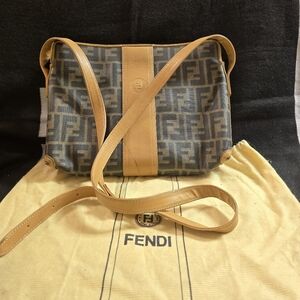 Fendi Tan and Gray Women's Bag